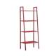 Storage Rack Kitchen Storage Shelf Multi-Layer Iron Art White Bookshelf Floor-Standing Living Room Bedroom Ladder-Shaped Floor-Standing Balcony Flower Rack