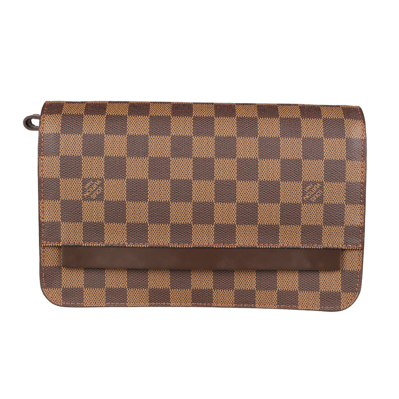 [9.9 New] Louis Vuitton Lv Men's Clutch Bag Plaid Handbag Men's Bag Id Bag N51993