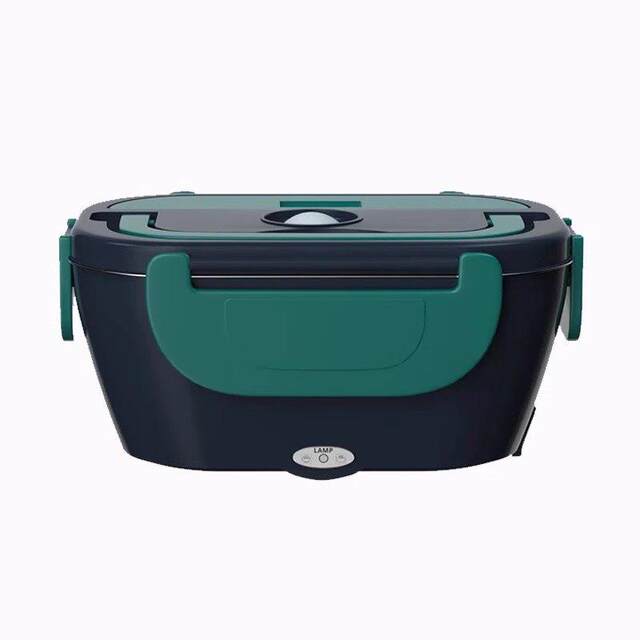 Insulated Lunch Box with Built-In Heating, No Need to Add Water, Suitable for Office Workers, Can Be Plugged into Car 12V/24V, a Magic Device for Heating Meals