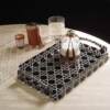 French acrylic tray rectangular fruit plate coffee table desktop tea set aromatherapy cosmetics storage home living room