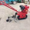 Multifunctional pastoral management machine, small household chain-type crawler tiller, hand-pushed farmland trenching machine