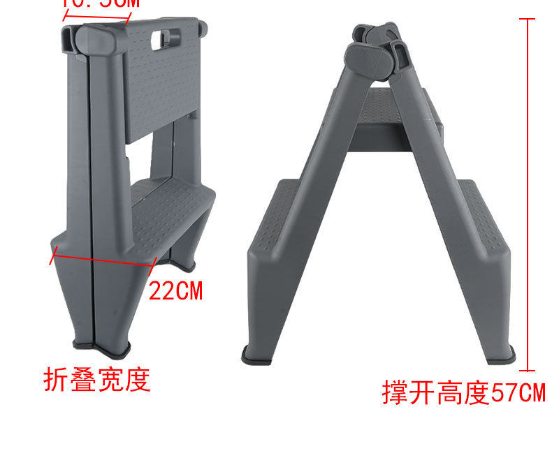 лестница 新登美达梯梯子折可叠梯汽车美容高子平台梯二步梯三pvx步家用梯