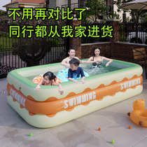 One-click inflatable swimming pool outdoor household adult household baby child foldable drama pool