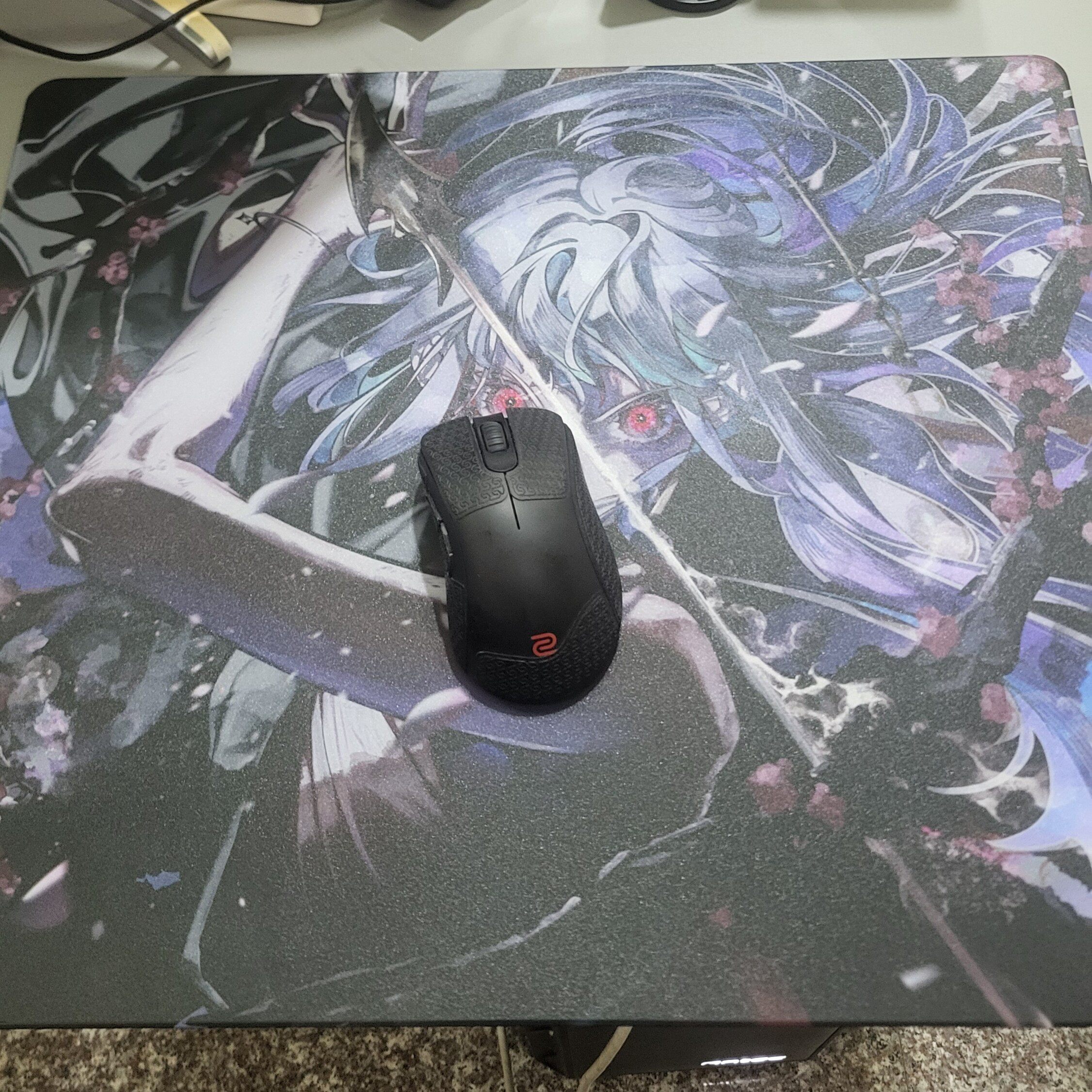 知郁DYSPHORIA SAYO小夜1.5mm涂层速度玻璃鼠标垫APEX洲OW瓦长TTK评价