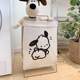 Dirty laundry basket dirty clothes storage basket household ins cute pacchard dog fold dirty clothes basket dormitory put clothes waterproof