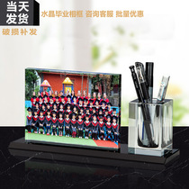 Glass graduation class reunion crystal photo frame souvenirs for teachers teachers students photos childrens table gifts