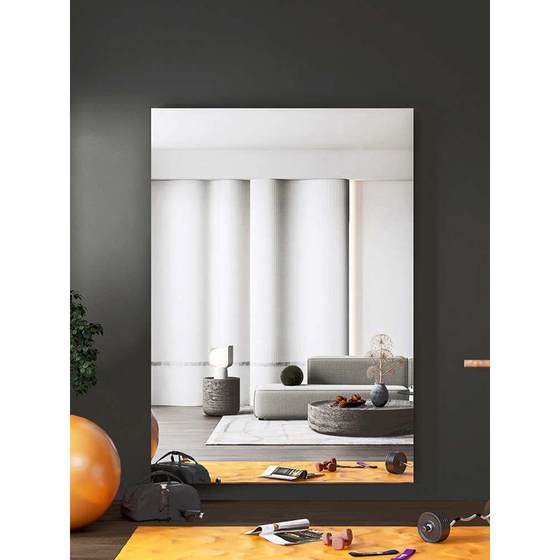 家用亚克力软镜子高清自粘贴墙上的跳舞专用镜瑜伽室健身大舞蹈镜