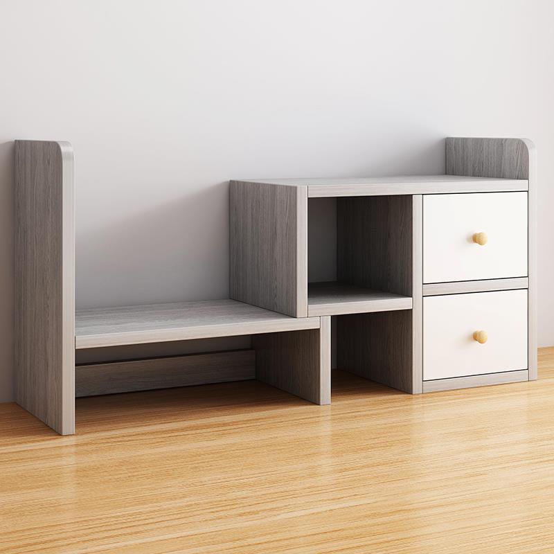 Desktop Bookshelf Desk Storage Rack Office Student Home Desk Storage Rack Locker Multi-Layer Cabinet Small Bookcase