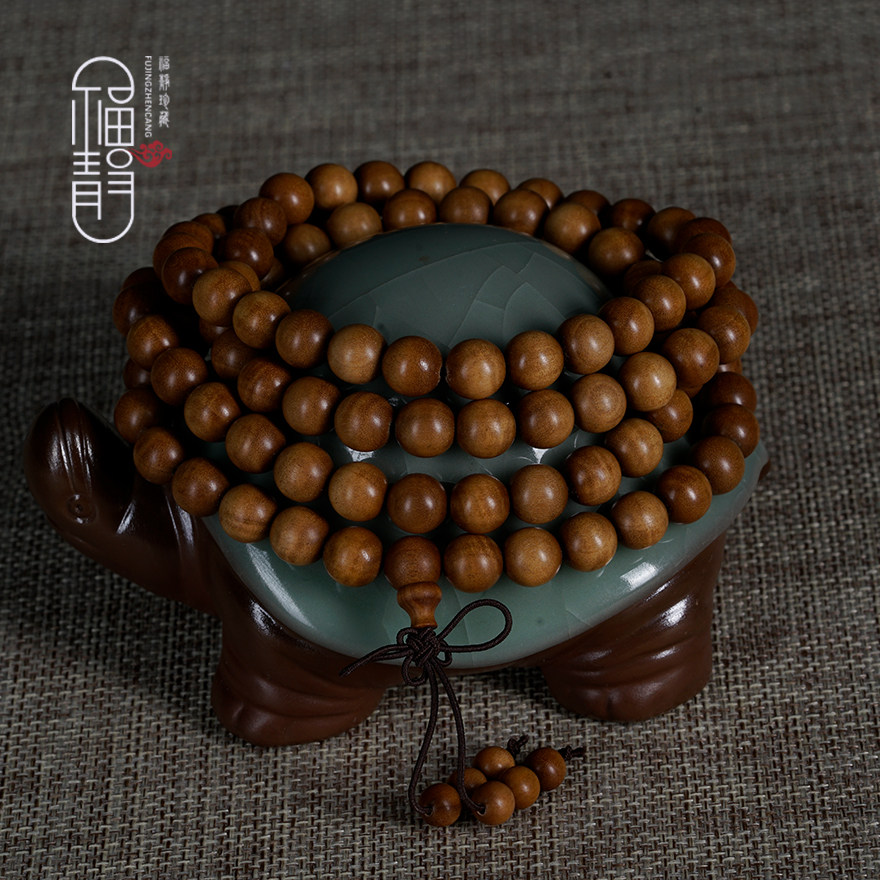 Old Mountain Honolulu 8mm 108 red meat to play with male and female Buddha Beads Hand Condensed Milk Fragrance of the People's Heart