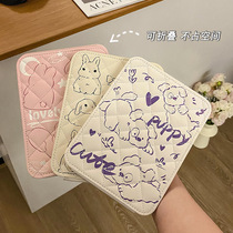 Cute folding mirror student dormitory female dresser cosmetic mirror desktop desktop can stand office table portable