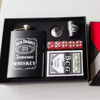 Карманная фляжка, комплект, подарок на день рождения