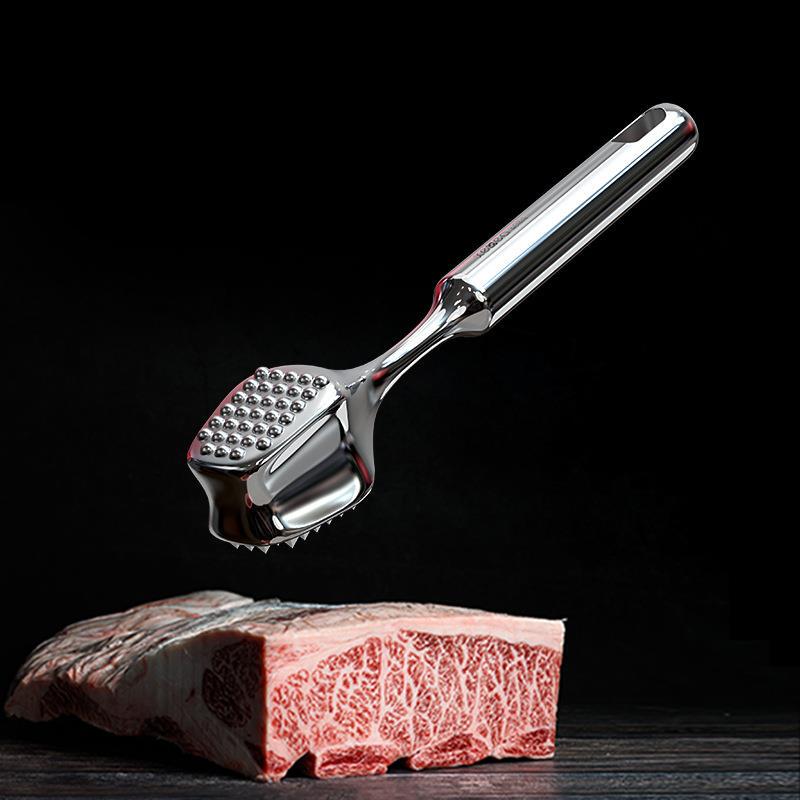 304 All-Steel Meat Hammer for Home Kitchen Use, Meat Tenderizer, Steak Beater, Garlic Pounder
