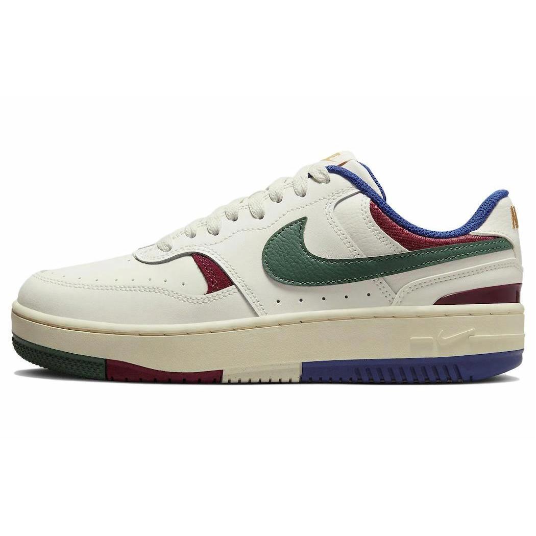 Nike Gamma Force 低帮 板鞋 女款 白绿蓝