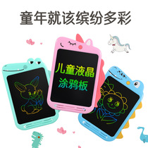 Cartoon 10-inch unicorn LCD handwriting board childrens drawing board lcd light energy graffiti smart drawing board