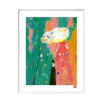 (Framed) Limited edition print signed by emerging national trend artist Gong Yiyi (Shu Yunyu)