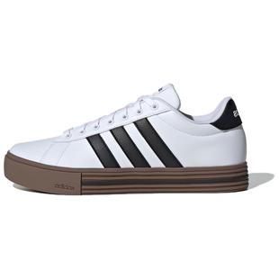 舒适百搭 4.0 低帮 板鞋 白黑色 adidas 男女同款 Daily
