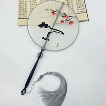 Suzhou embroidery pure handmade double-sided embroidered fan A wishful life embroidered silk craft gift box collection for gifts