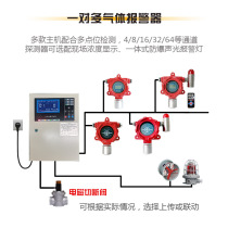 Fixed gas alarm detector point type combustible gas concentration content detector branch line bus linkage multi-channel
