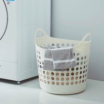 New dirty clothes basket dirty clothes storage basket bathroom plastic laundry basket household storage basket dirty clothes basket