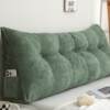 New style simple solid color bedside cushion large backrest soft bag anti-collision tatami bay window cushion removable and washable