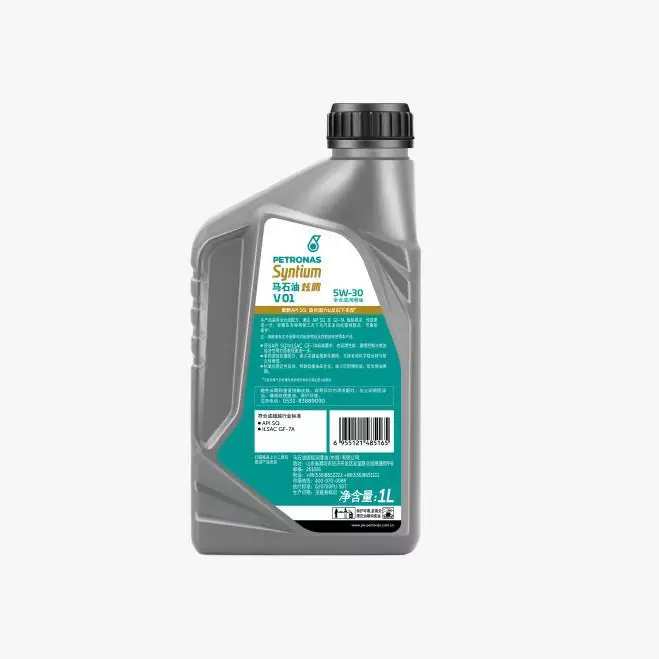 Полностью синтетическое моторное масло серебристый V01 5W-30 Petronas для Hyundai японского, корейского и американского происхождения, самопрессование 1L*16