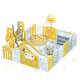 Foldable Children's Playpen, Baby Walking Fence, Indoor Infant Safety Crawling Guardrail for Autumn
