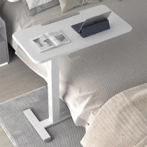 Movable pneumatic lift bedside table home sofa lazy small table simple computer table standing writing desk