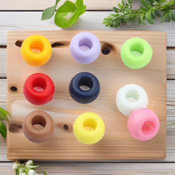 Plastic Ball Rope Buckle Plastic Clothes Hat Fisherman Hat Spring Buckle Drawstring Anti-slip Buckle Color Anti-drop Rope Buckle