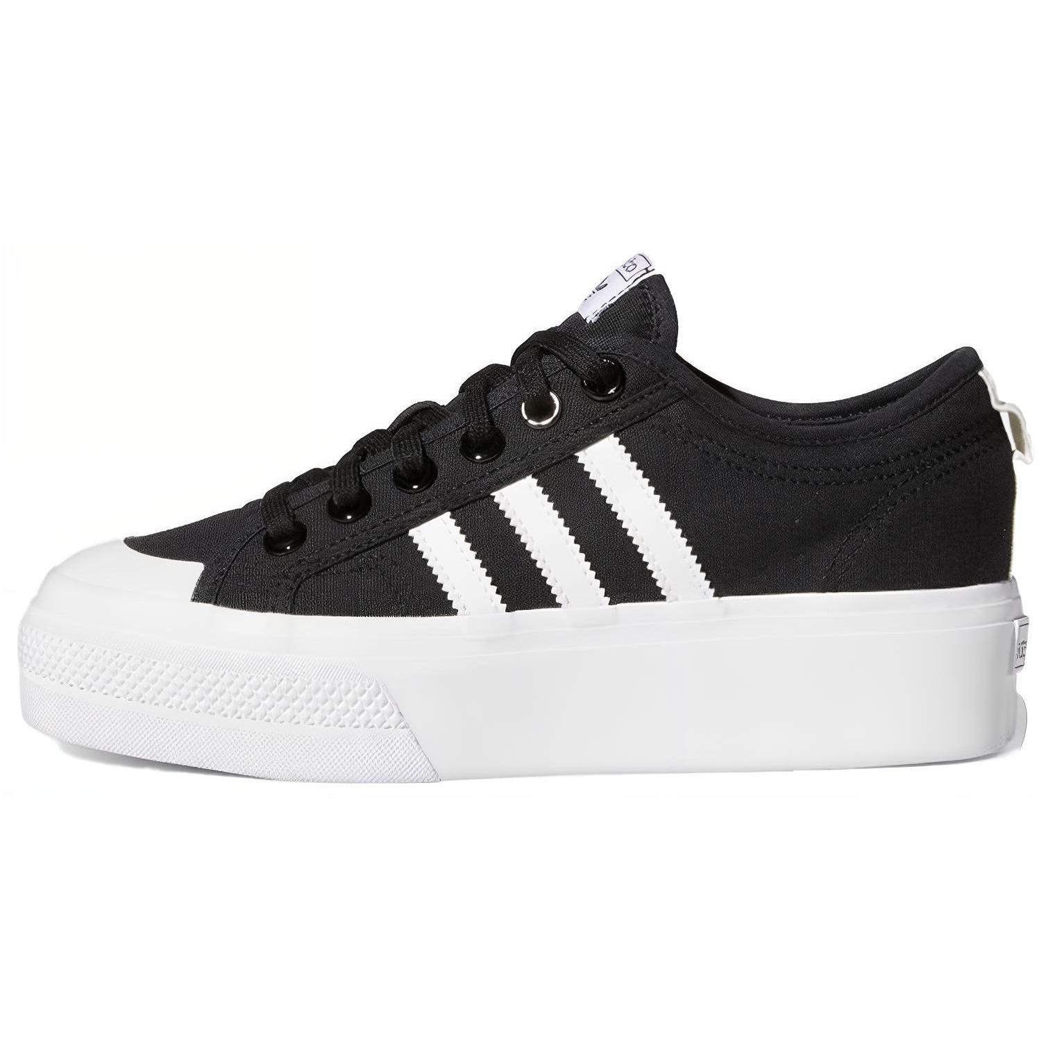 adidas originals Nizza Platform 舒适 耐磨 防滑 低帮 板鞋