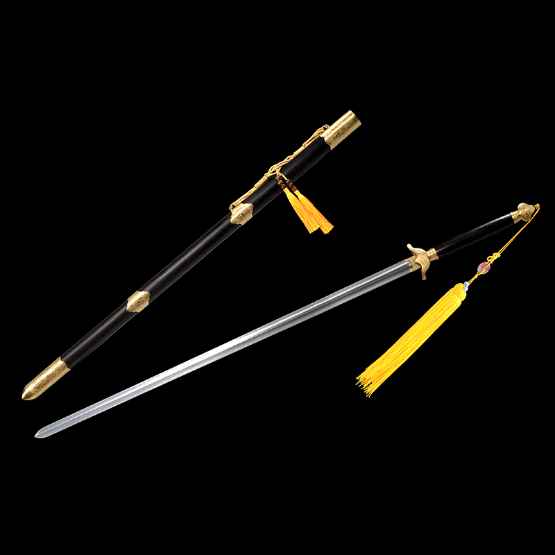 Hands Tai Chi Soft Sword (bright bronze dress pattern steel black sandalwood) Provincial master Ji Satoshi unopened