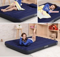 INTEX air mattress double home heightened and thickened air mattress outdoor camping mattress easy to carry