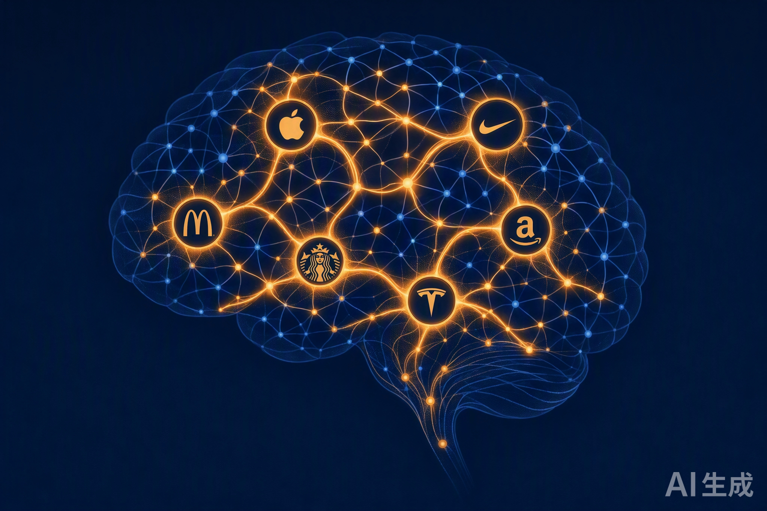 Neural network with highlighted recognition pathway