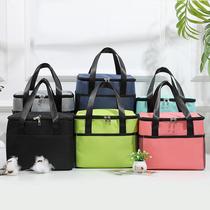 Insulation bag aluminum foil thickened large portable student lunch box bag cold storage bag waterproof and insulated refrigerated lunch bag bag