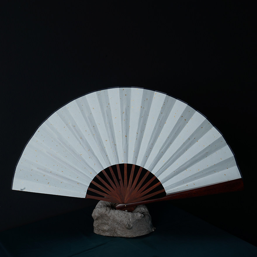 Small Leaf Purple Sandalwood Play 10 Inch Fan Folding Fan Red Wood China Wind Carry-on Men Retro Style Chinese Fan