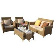 Wicker ghế ban công mây kết hợp sofa giải trí ngoài trời sofa biệt thự mây mây đồ nội thất mây tròn - Nội thất siêu thị