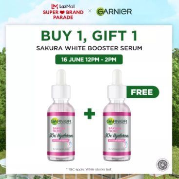 Garnier Sakura White Booster Serum Twinpack