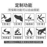 Износостойкая защитная обувь мужская на все сезоны, 2024 новая зимняя защитная обувь мужская, толстая подошва для спецодежды, специально для спортивного альпинизма