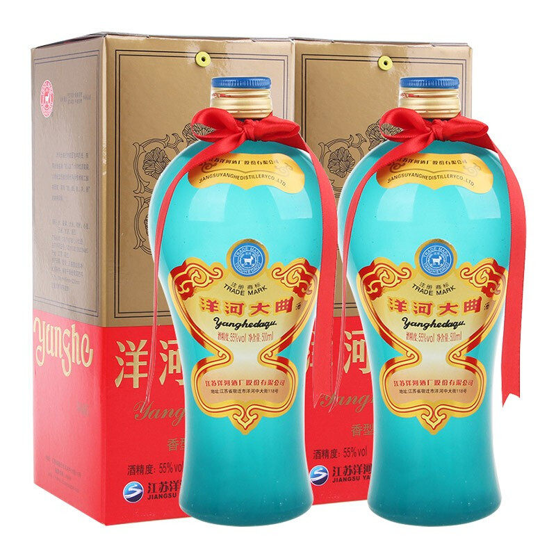 洋河大曲55度500mL*6瓶官方自营旗舰店浓香型白酒评价- 淘宝网