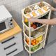 Hanshi Liujia kitchen storage rack floor-standing multi-layer fruit and vegetable rack supplies vegetable basket storage rack