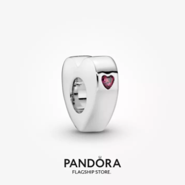 Pandora Red Heart You & Me Spacer Charm