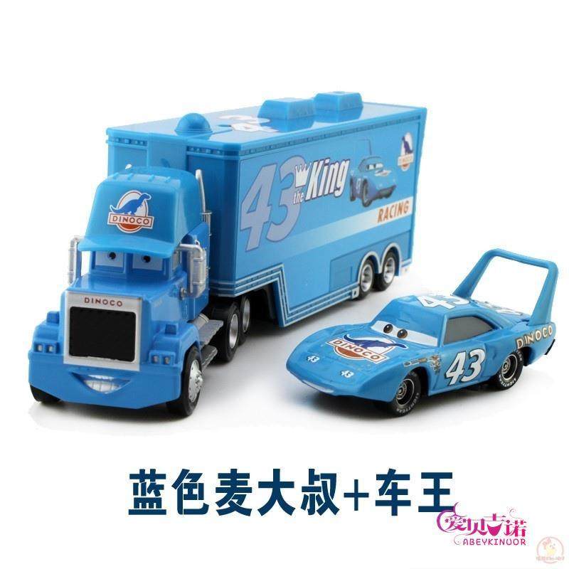 Authentic Lightning Mcqueen Domestic Mc Uncle Mac K95 Container Truck Set Cars Racing Toy