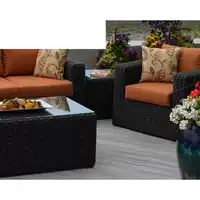 Hàng hiên ngoài trời biệt thự sofa mây ngoài trời sofa clubhouse đồ gỗ ngoài trời - Nội thất siêu thị xe đẩy hàng 4 bánh 500kg