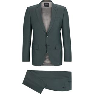 Fit Suit HUGO Virgin Slim Herringbone Wool BOSS