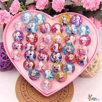 Childrens ring girl baby princess child toy small ring ring girl cute cartoon jewelry gift box