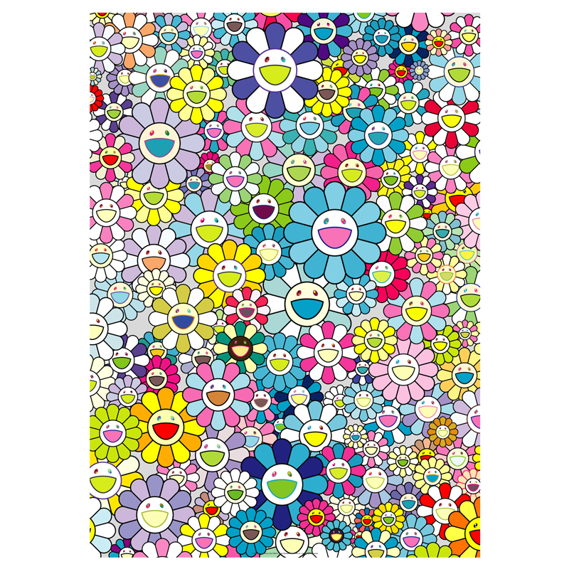 村上隆 限定版「太陽花」版画 村上隆太阳花系列版画by Takashi Murakami on artnet