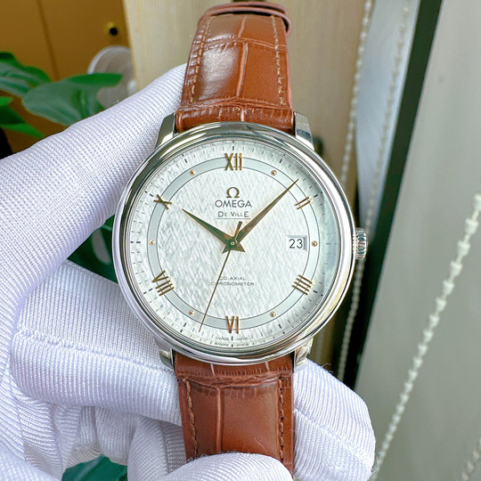 Fixed Price 98 for a New Omega De Ville Series Automatic Mechanical Men's Watch, Swiss Watch, 39.5mm