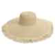 Sanya beach photo hat foldable tassel straw sun protection hat for women summer vacation beach hat with large brim