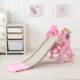 Children's Outdoor and Indoor Slide, Infant and Toddler Family Toy, Baby Climbing Ladder, Swing Set, Foldable Slide