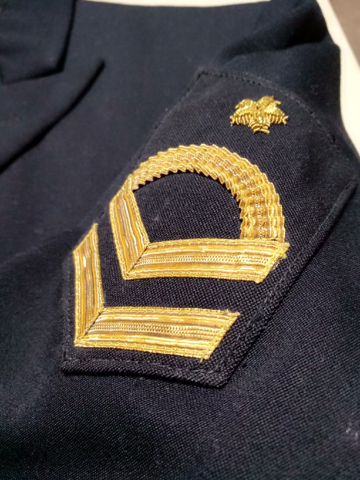 海上自衛隊海曹冬服上衣褲子帶階級章精勤章全套