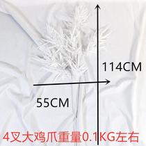 Chicken Claw Art Large Maple Leaf Celebration Plastic Ceiling Flower Row Decoration Flower Large Chicken Claw Maple Wedding Hall Cost-effective Wedding